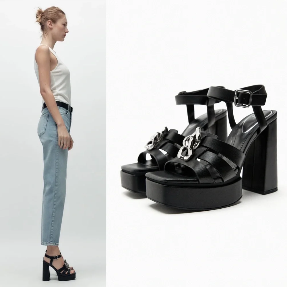 ZARA Platform Sandals